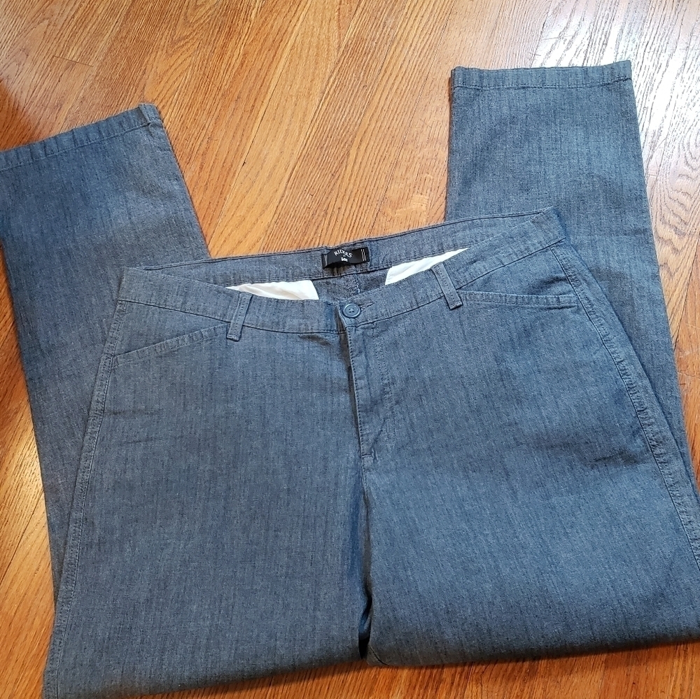 Lee Riders Light Blue Denim Pants Size 16W, Straight Leg, Casual